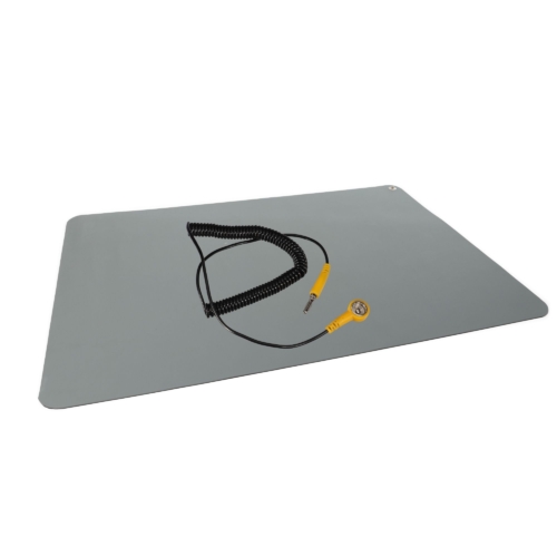 ANTISTATIC WORKING MAT WITH GROUNDING CORD - 70 x 100 cm