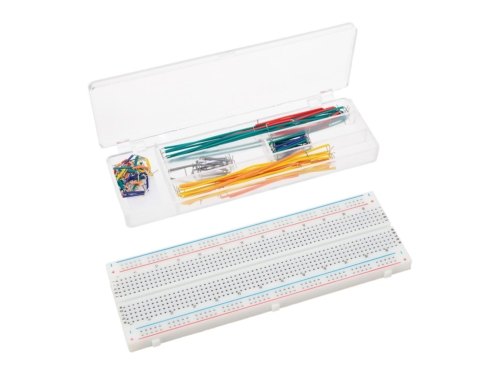 SOLDERLESS BREADBOARD - 830 HOLES + JUMPER WIRES - 140 pcs