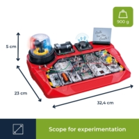 Kit éducatif électronique 53 pièces – 150+ expériences STEM, circuit électrique – Dès 6 ans - Jeux - Jouets Kit éducatif électronique 53 pièces – 150+ expériences STEM, circuit électrique – Dès 6 ans - Jeux - Jouets
